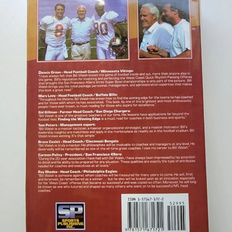 Finding the Winning Edge By Bill Walsh Paperback